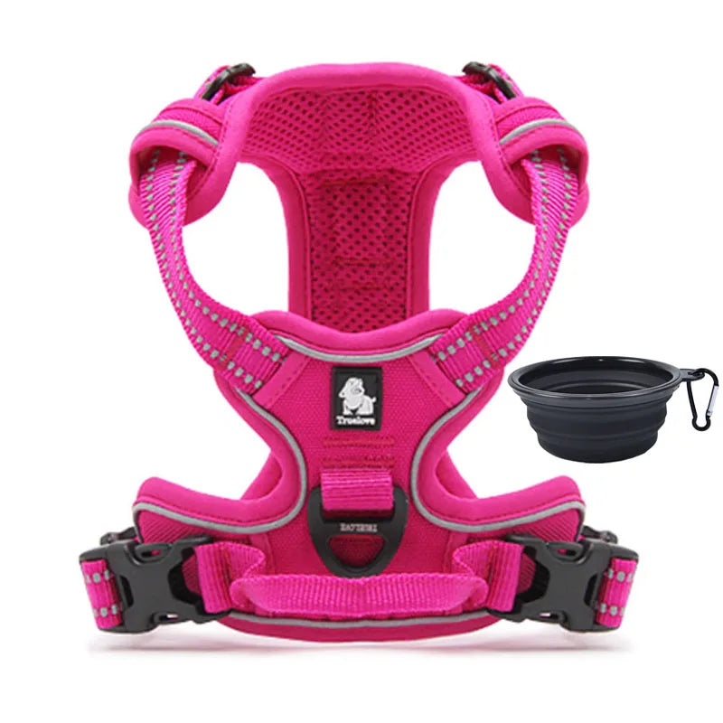 Dog Harness Small Large Durable Reflective Pet Harness Dog Running Safety Lift Pulling Walking Harness for Dog Travel