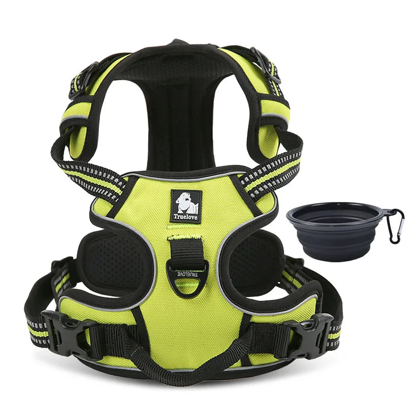 Dog Harness Small Large Durable Reflective Pet Harness Dog Running Safety Lift Pulling Walking Harness for Dog Travel