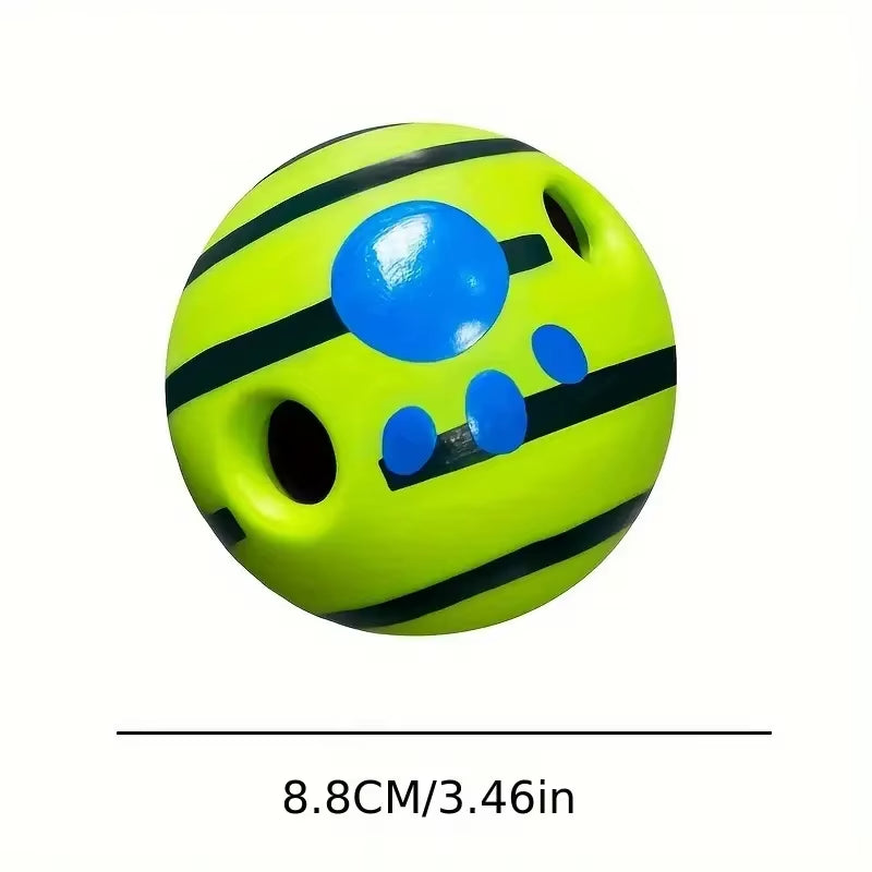 Dog Toy Rolling Sound Ball Self-Entertainment Ball Grinding Teeth to Relieve Boredom and Bite-Resistant Ball Pet Sound Ball