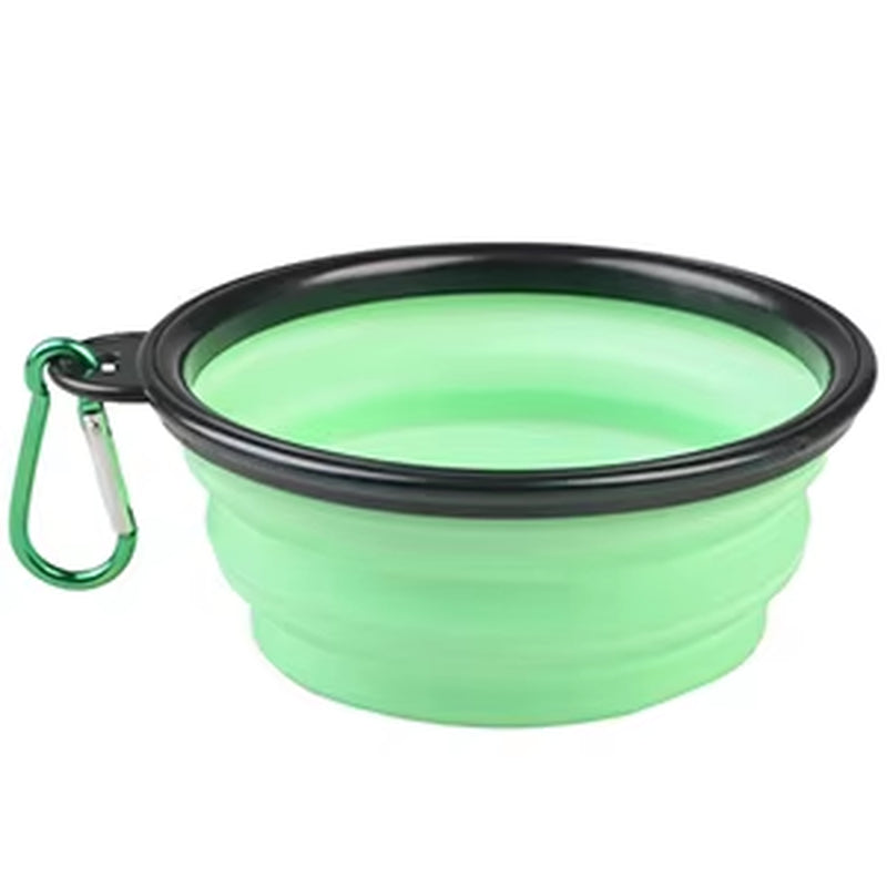 350/1000Ml Large Outdoor Dog Silicone Folding Bowl Portable Water Bowl for Dogs Puppy Food Collapsible Pet Feeder Dish Bowl Toy