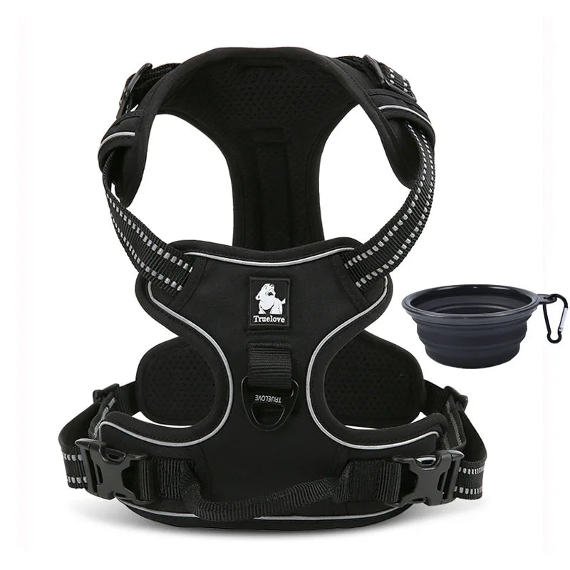 Dog Harness Small Large Durable Reflective Pet Harness Dog Running Safety Lift Pulling Walking Harness for Dog Travel