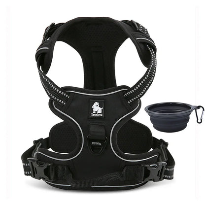 Dog Harness Small Large Durable Reflective Pet Harness Dog Running Safety Lift Pulling Walking Harness for Dog Travel
