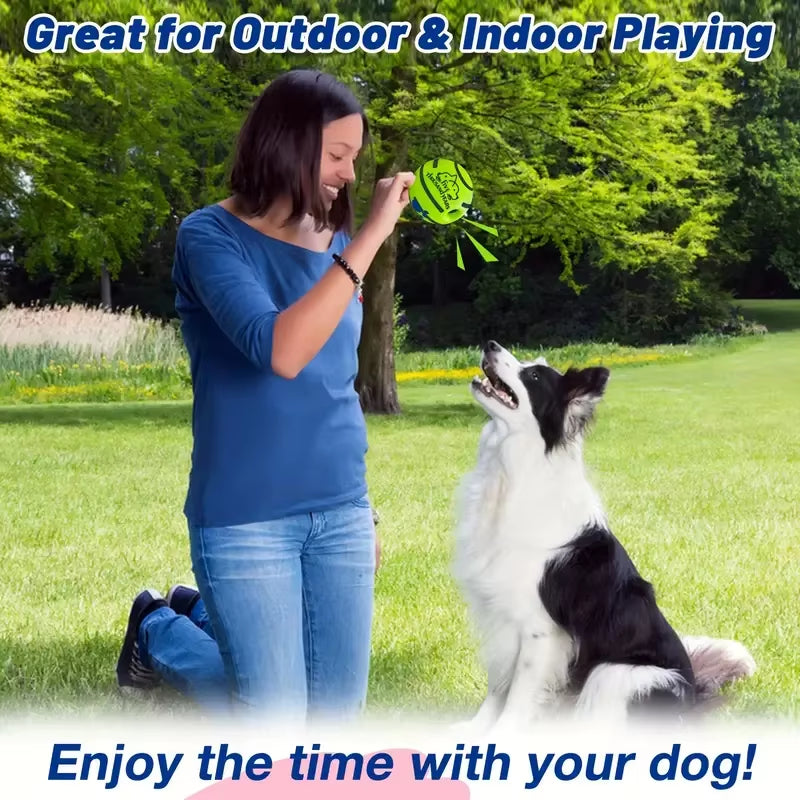 Dog Toy Rolling Sound Ball Self-Entertainment Ball Grinding Teeth to Relieve Boredom and Bite-Resistant Ball Pet Sound Ball