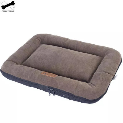 Soft Dog Bed Mattress Mat Crate Kennel Pad Washable Cloth Anti-Slip Bottom Indoor Outdoor for Large Medium Small Dogs Cats