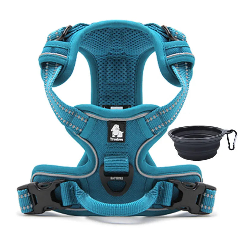 Dog Harness Small Large Durable Reflective Pet Harness Dog Running Safety Lift Pulling Walking Harness for Dog Travel