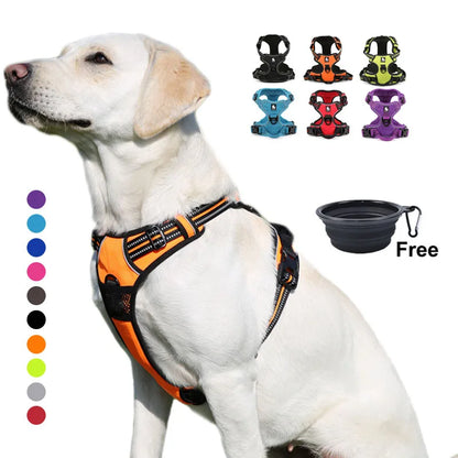 Dog Harness Small Large Durable Reflective Pet Harness Dog Running Safety Lift Pulling Walking Harness for Dog Travel